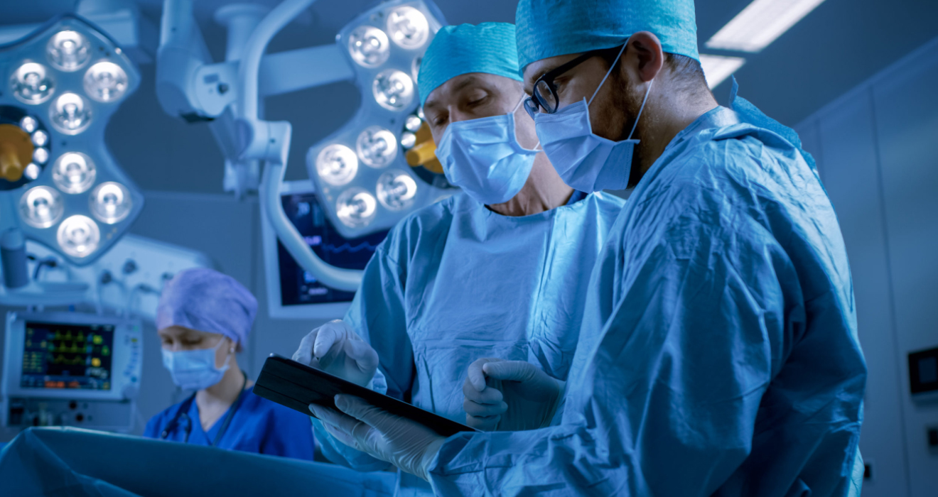 Surgical gastroenterologist consulting patient at Sri Ambal Health Care